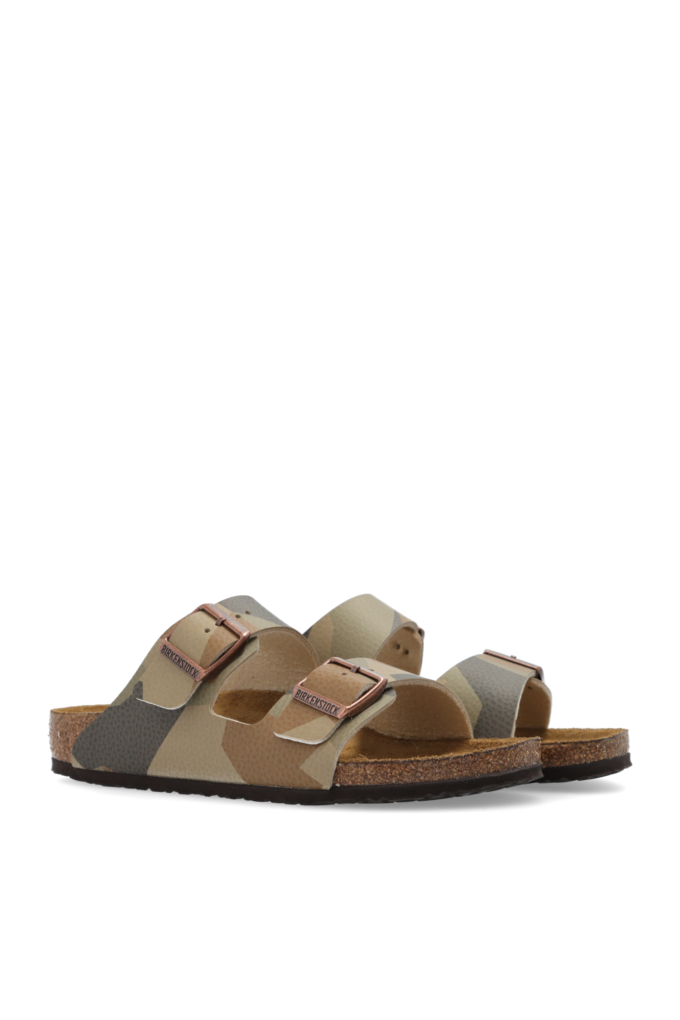 SchaferandweinerShops Australia Beige Arizona slides Birkenstock Kids to dress up the latters classic running shoe